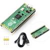 Waveshare Pi-Pico-2-CC, Tiny Fast Microcontroller Board With Flexible Digital Interfaces RP2350 Chip Dual-Core & Dual-Architecture Design 4MB Flash Memory Support C/C++/MicroPython