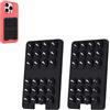 Vilbocr Supporto per telefono con ventosa in silicone, 2 pezzi, supporto per telefono con ventosa adesiva, supporto per telefono con ventosa antiscivolo, impugnatura a ventosa per telefono con