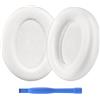 MMOBIEL Cuscinetti Auricolari di Ricambio per Bose QuietComfort Ultra Wireless Noise Cancelling Cuffie di MMOBIEL - Memory Foam e Protein PU Cuscinetti - Padiglioni Cuffie - Bianco