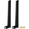 Eightwood Antenna 5G 4G LTE 4dBi SMA Antenna 600-4900 MHz + adattatore TS9 per GSM WLAN Router 3G 4G 5G LTE amplificatore di segnale Wildkamer Trail Camera Game Camera CPE Router Cellular Gateway
