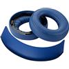 GEEKRIA Earpad Replacement for Playstation Gold Wireless/Sony PS4 / PS3 / PSV Gold Wireless Headphone Ear Pad and Headband Pad/Ear Cushion + Headband Cushion/Repair Parts Suit (Blue/Blue)