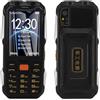 Jectse Telefono Robusto, Telefono Cellulare per Anziani con Tasti Grandi, Telefono Cellulare per Anziani con Suono Forte, con Doppio LED, Quattro Schede Quattro in Standby, Batteria