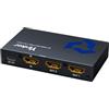 Yinker 4K HDMI Splitter 1 in 2 Out, Yinker 2 porte per 2 schermi 4K30Hz per Xbox360 PS4 PS3 Roku