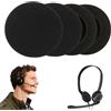 BosuLai Cuscinetti auricolari di ricambio in schiuma, 4 pezzi di cuscinetti auricolari in schiuma morbida compatibili con le cuffie Senn-heiser EPOS PC 2/PC 3 Chat/PC 5/PC 7 USB/PC 8 USB (nero)