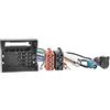tomzz Audio 7057-000 Cavo adattatore radio compatibile con Audi Skoda Seat VW Quadlock a ISO adattatore antenna con alimentazione fantasma Fakra a DIN ISO
