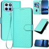 Bravoday Cover per Honor 70 Lite, Custodia Flip in PU Pelle con Slot per Schede, AntiGraffio Magnetica Portafoglio, Blu Chiaro
