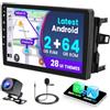 Fuluku [2+64G] Android Autoradio per Toyota Auris 2006-2011 Wireless Carplay Android Auto, 9 Pollici Schermo Stereo con Bluetooth/WiFi/GPS/Telecamera Posteriore/FM/RDS/EQ/SWC