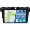 YUNTX [6GB+128GB] Autoradio 2 DIN Android 14 per Mazda CX-7 (2008-2014)-[Incorporato Carplay/Android Auto/DSP/GPS]-IPS 2.5D 9 Touch Screen-Camera+MIC-DAB/Mirror Link/Bluetooth 5.0/WiFi/USB/4G