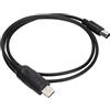 KIMISS Cavo da 8 Pin DIN Femmina a USB Cavo da Ct 62 a USB Cavo di Frequenza di Scrittura in PVC Spina Mini DIN a 8 Pin Cavo di Programmazione USB Stabile per Ft-100D Ft-817 Ft-857