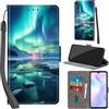 Haninsuze Cover per Xiaomi Redmi 9A Custodia Cover Pelle Libro Portafoglio con Porta Carte Magnetica Protezione Antiurto Cuoio Flip Case Custodia Cover per Redmi 9A, artico