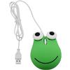 Zunate Mouse Carino Cablato USB a Forma di Rana, Animale Cartone Animato Portatile Ergonomico per PC, Controllo Fluido e Preciso