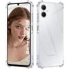 ISOI - Cover compatibile con Samsung Galaxy A06 4G Custodia, con Paraurti Airbag Antiurto Protezione Completa, Case Protettiva in Silicone TPU Ultrasottile e Morbido - Trasparente