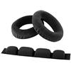 GEEKRIA Set di cuscinetti auricolari e archetto di ricambio Geekria compatibile con Sennheiser HD580, HD600, parti di riparazione (Nero)