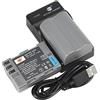 DSTE NP-150 Li-ion Batteria (2-Pacco) e Caricabatterie USB Compatibile per Fuji FinePix S5 Pro, FinePix IS Pro