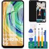 SRJTEK Per OnePlus Nord N10 5G Sostituzione dello schermo per One Plus Nord N10 5G LCD Per OnePlus Nord N10 5G Touch Screen BE2029 Display Digitizer Assembly Kit di parti di riparazione con cornice (