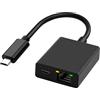 ltteea Adattatore Ethernet per Fire TV Stick, adattatore di rete da micro USB a RJ45 Ethernet, Firestick Ethernet per Fire Stick 4K, Chromecast, Google Home Mini e altre TV in streaming fino a 100