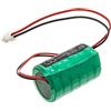 TCTK TECHTEK Batteria 230mAh compatibile con [Visonic] MCS-710, MCS-720, MCS-730, Powermax Bell Box, PowerMax MCS-700 sostituisce 0-9912-J, GP250BVH6AMX, PCL00216 FBA