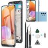 RongZy Compatibile con Samsung Galaxy A32 4G A325F A325M A325N Schermo LCD Display Sostituzione Touch Screen Sensore con Kit di Attrezzi(Nero con Cornice)