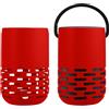 kwmobile Custodia Silicone Cassa Wireless Compatibile con Bose Portable Home Speaker - Custodia Protettiva Mini Altoparlante Portatile rosso