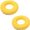 YINETTECH 1 paio di cuscinetti auricolari compatibili con cuffie HD25 HD25-II HD25SP HD25SP-II di ricambio in pelle morbida e schiuma, colore nero