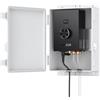 PROZOR Amplificatore Audio Esterno Potenza di picco 200W+200W Bluetooth 5.0 con Alimentazione Amplificatore 30V 5A Impermeabile con Alloggiamento TPA3221 per Patio Piscina Giardino Festa