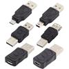 cablecc 5 pz/lotto 480Mbps Dati Micro USB 2.0 OTG Mini USB 5Pin Tipo-A Maschio a Femmina 5V 2A Adattatore di Carica di Alimentazione