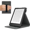 kwmobile Custodia verticale compatibile con Kobo Aura Edition 2 - Cover con fascia mano e leggìo - Case Custodia e-Reader Flip