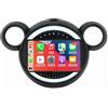 Fiorigo Autoradio Lettore GPS Navi Navigazione Carplay/Android 9 pollici HD Touch Screen di ricambio per BMW Mini R56 Cooper、Cooper D、Cooper SD、Cooper S John Cooper Works、One、One D、 2006/10-2012/02