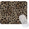 Ksriylm Tappetino per Mouse Divertente Quadrato,Tappetino per Mouse Carino e Impermeabile per Computer,Laptop con Base in Gomma Antiscivolo,Ufficio e Casa,Leopardo Marrone