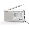 XHDATA D219 Radio portatile retrò FM/AM/SW, in esecuzione a batterie, per la casa, il campeggio e l'escursionismo, beige
