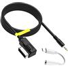 Acmerota 3,5 mm AMI MDI MMI-Kabelbuchsenanschluss AMI-Kabel mit AUX-Eingang Kompatibel für Audi A3/A4/A5/A6/A7/A8/S4/S6/S8/Q5/Q7/R8/TT, für VW MDI-Box oder MMI-System, für Typ-C-Mobiltelefon