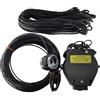 AURSINC JYR8010-400W End Fed Half Wave Antenna, 400 W, antenna radio ad onde corte per radio amatoriale, 8 nastri 10 m, 12 m, 15 m, 17 m, 20 m, 30 m, 40 m, 80 m, filo lungo, 1:64 Balun senza sintonizzazione