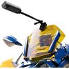 Higatful Alluminio Moto Moto Morsetto Parabrezza Accessori di Montaggio con 7.5 Asta di Estensione per Gopro Hero 13 12 11 10 9 8 7 per DJI Action 5 Pro 4 3 2 per insta360 X4 X3 X2 X RS Sport Action Camera