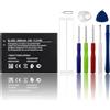 SwarKing Batteria di ricambio BL-29C1 compatibile con No-kia C10, C20, C21 con toolkit