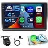 Inefala 4+64G Autoradio per Renault Trafic 2/Opel Vivaro A/Nissan Primastar 2006-2014 Android 15 mit 10'' In-Cell Schermo Soporta Wireless Carplay und Android Auto Radio FM/RDS GPS WIFI BT SWC