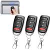 Amztour 3 x telecomando universale 433 MHz duplicatore senza fili a 4 pulsanti, telecomando copiato per porta del garage, portata di 50 m, compatibile con 2260, 2262, PT2264, 5326, 2240,1527