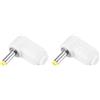 QUARKZMAN 2pcs Connettore Adattatore Alimentazione DC Maschio, Jack Alimentazione DC 4.0mm x 1.7mm Adattatore 1 per PC, Laptop, Giocattoli, Cellulari, Dispositivi Elettronici