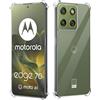 GIOPUEY Cover Compatibile con Motorola Edge 70, TPU Ultrasottile HD Case, Protezione del Cuscino d'Aria - Trasparente