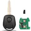 Pro-Plip ProPlip - Chiave completa con elettronica da programmare per SsangYong Actyon Kyron Rexton Korando Tivoli Musso Rodius Telecomando 2 Pulsanti ID60 434 MHz