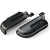 SAVAGE RAVEN by Skull & Co. Protective Cover for Nintendo Switch 2 Joy-con - for Use with Interchangeable Grip Attachments (Snap/Trigger/Plus Grip), 1 Pair, Black