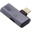 xiwai Splitter USB-C, 1 ingresso, 2 uscite, porta di ricarica, presa di tipo C, USB 3.0, 10 Gbps, dati OTG e alimentatore PD da 100 W per laptop, tablet, telefono
