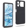 REY Cover in Gel TPU Nera per CUBOT A20, Ultra Sottile 0,33 mm, Morbido Flessibile, Custodia Silicone
