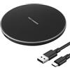 RRICHH Caricatore senza fili da 20 W, ricarica rapida senza fili, Qi Pad di ricarica a induzione per i-Phone 16 15 14 13 12 11 Pro XS X Compatibile con AirPods 4/3/2 Sam-Sung Galaxy S24 23 22LG OnePlus Pixel