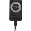 Pevlkawr Ricevitore di Ricarica Wireless Qi - 5W Adattatore USB C Universale per Compatibile Google Pixel, Huawei, LG, Compatibile Sony - Caricabatterie Qi - Design Ultra Sottile da Mettere Sotto la Cover