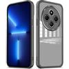 PanXCase Cover Trasparente per Xiaomi Redmi 14C 4G / Poco C75 - Custodia Clear con Lens Protector Ultra Sottile Morbida Antiurto con Protezione Fotocamera (Nero)