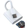 HOYULLI Lettore di schede USB C SD (2 in 1) Micro SD TF Card Reader Adattatore per iPhone 16 15 Pro Max per Apple Type C Foto Digitale Scheda di memoria Android MacBook Thunderbolt per iPad compatibile con
