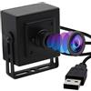 ELP OTG, webcam grandangolare da 5 MP, Aptina MI5100, CMOS, 100 gradi, senza distorsione, fotocamera USB per conferenze web/business/robot Machine Vision USB500W05G-BL100