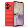 RankOne Custodia in Silicone Liquido Airbag per Realme 14 5G / Realme 14T 5G (6.67 Inches) - Rosso