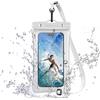 TECHGEAR Custodia impermeabile per telefono, custodia galleggiante IPX8 per nuoto, borsa impermeabile per telefono con cordino compatibile per iPhone 17 16e 16 15 14 13, Samsung Galaxy S25 S24 S23 S22