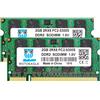 motoeagle 4GB Kit (2x2GB) DDR2 667MHz SODIMM 2GB PC2-5300S Non-ECC 2Rx8 CL5 200-Pin PC2-5300 Memoria Laptop